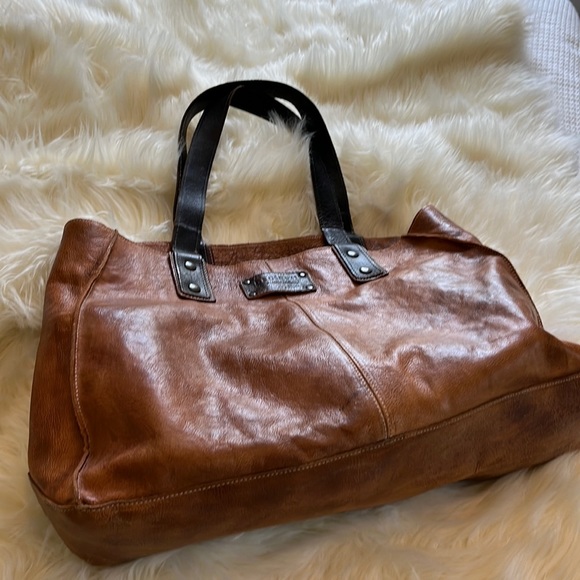Bed Stu Bags Bed Stu Arlington Tote Tan And Black Leather With
